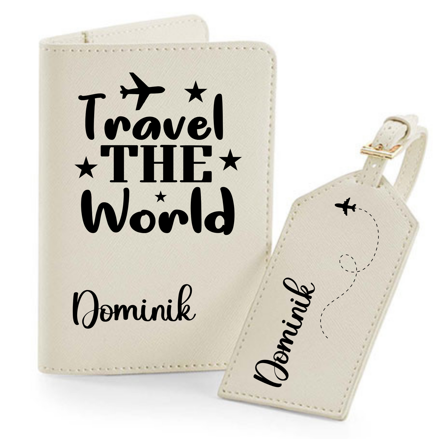 Reisepasshülle Travel The World ⎢ Passport Hülle  ⎢ Perfekt für deinen Urlaub