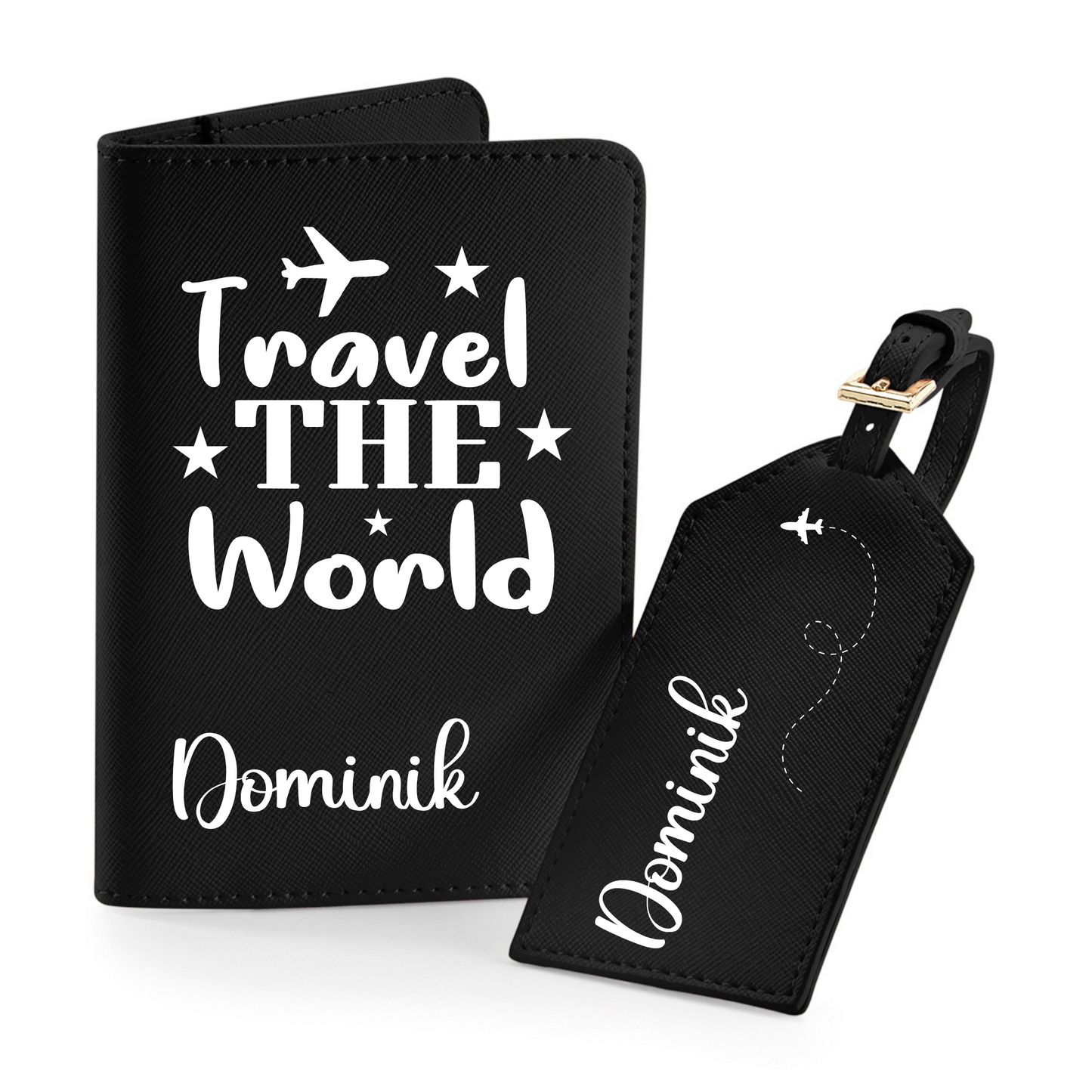 Reisepasshülle Travel The World ⎢ Passport Hülle  ⎢ Perfekt für deinen Urlaub